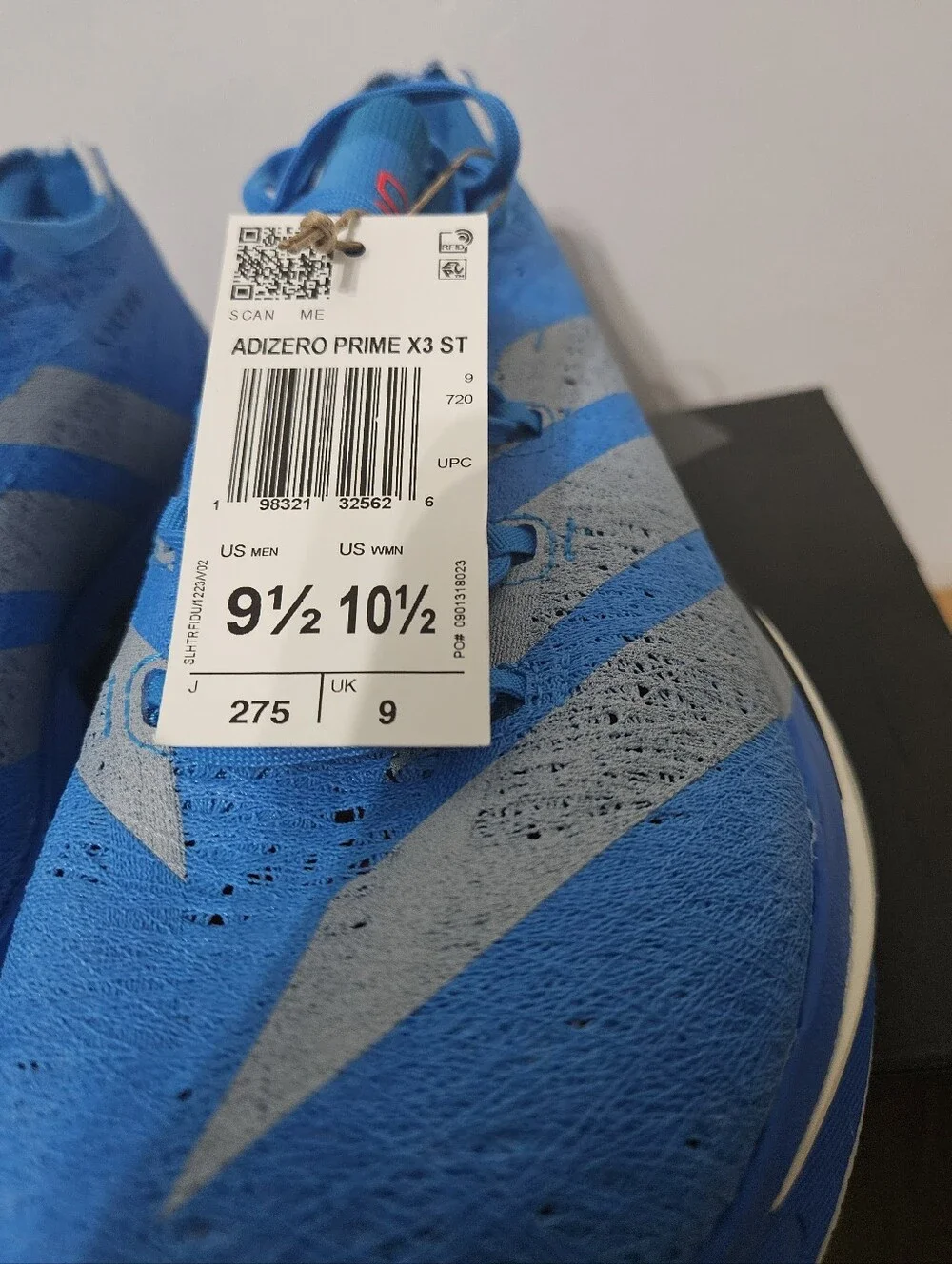 Adidas Adizero Prime X3 Strung Solar Blue